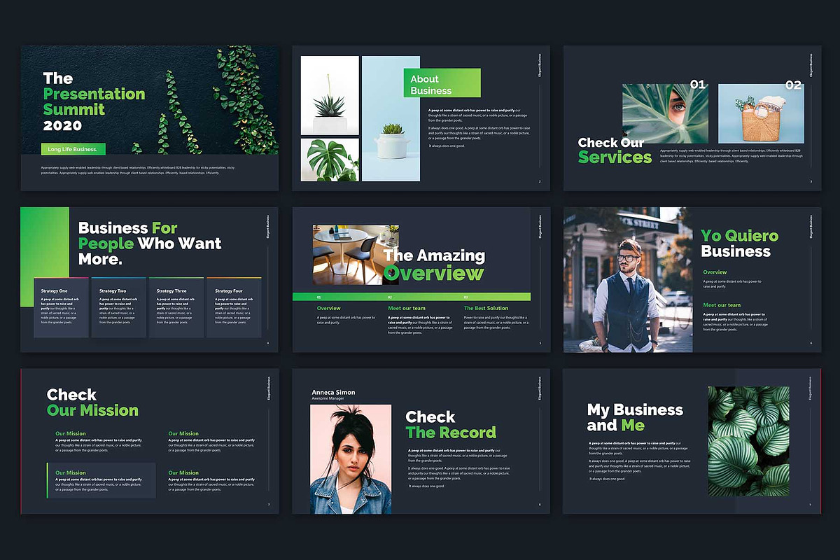 Presentation Summit Template, a Presentation Template by Digitcase x ...