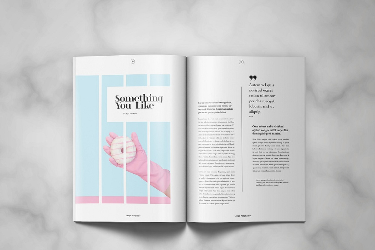 Vergo Magazine (2018 Edition), a Magazine Template by Bokuto (Photo 7 of 12)