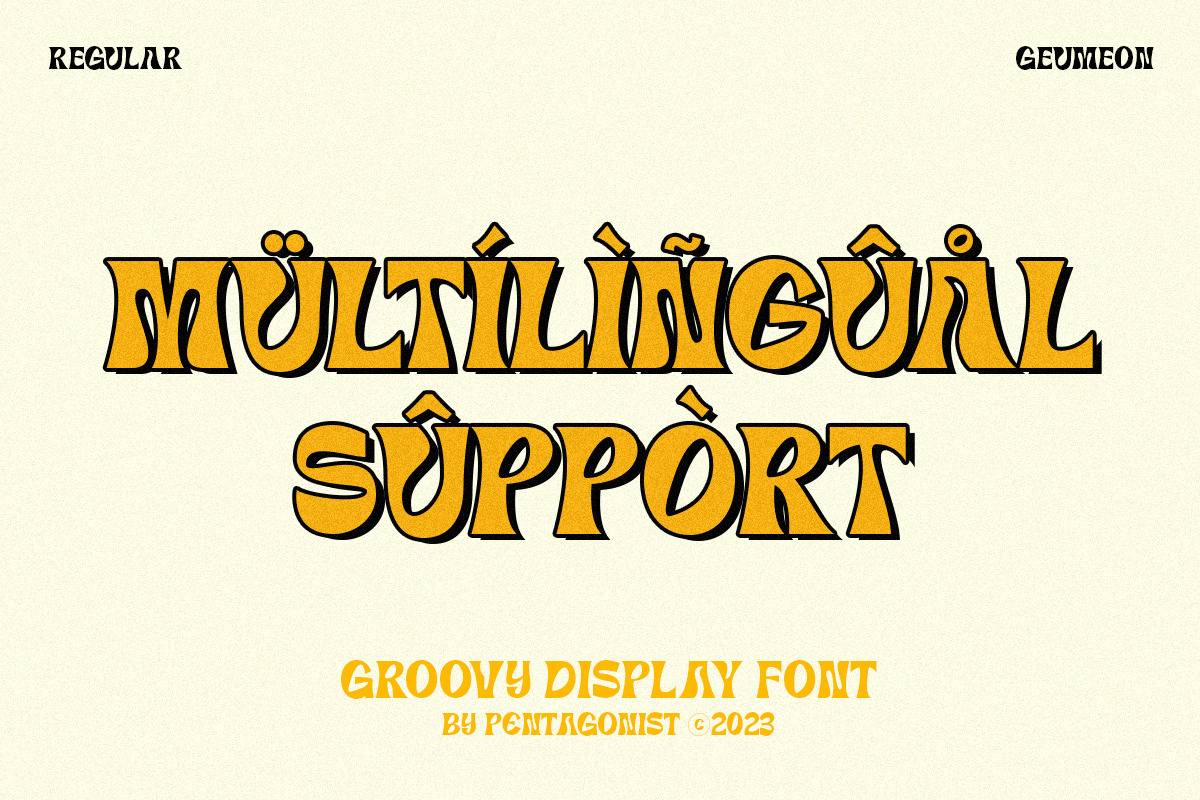 Geumeon | Groovy Display, a Serif Font by Pentagonistudio (Photo 10 of 10)