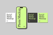 Social Media Post Mockup, a Device Mockup by Graphiculon (Thumbnail 10 of 11)