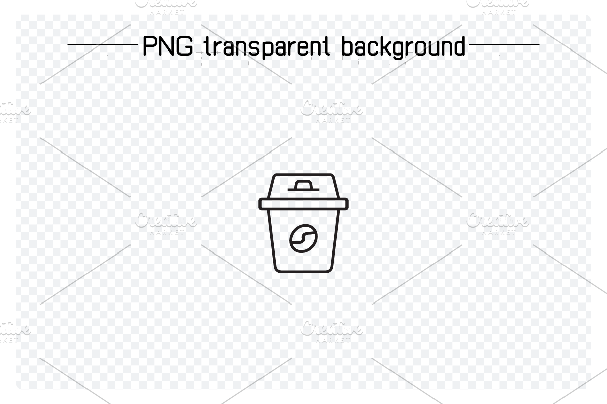 Beverage and Drinks Line Icons, an Outline Icon by Designfour (Photo 3 of 7)