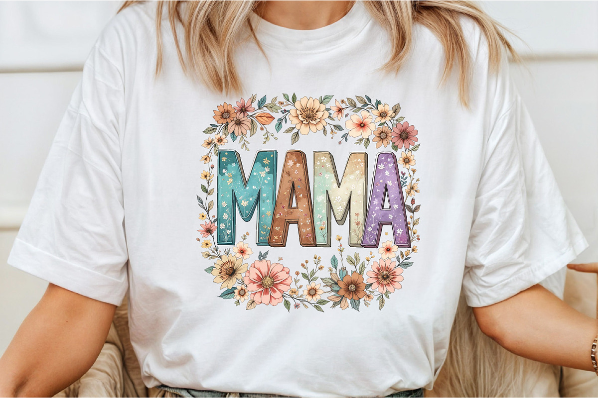 Watercolor Mama Clipart, an Illustration by DreamCafeArt (Photo 3 of 7)