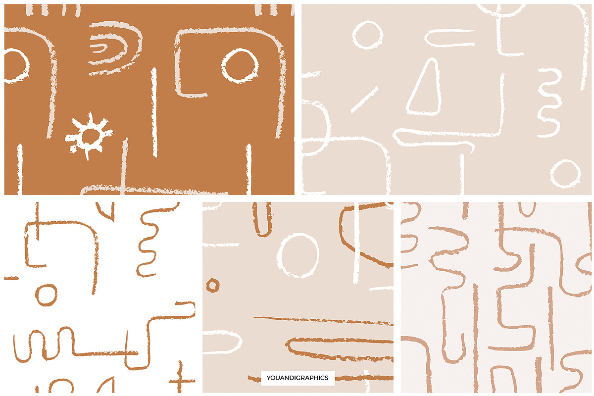 Abstract Boho Patterns, a Pattern Graphic by Youandigraphics (Photo 10 of 16)