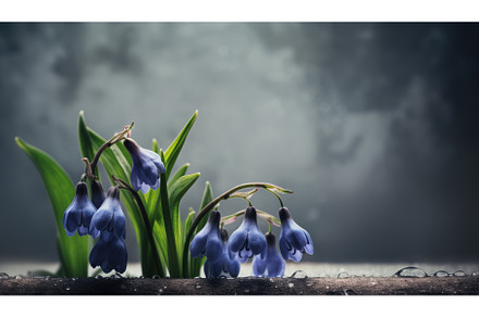 Bluebell Flowers Background, a Nature Photo by BazziBa♥