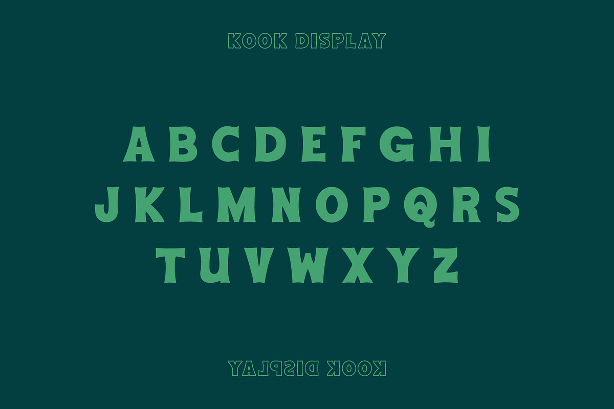 Kook Display, a Font by Studio Alexander (Photo 2 of 6)