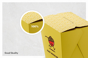 Noodles Box Mockup Set