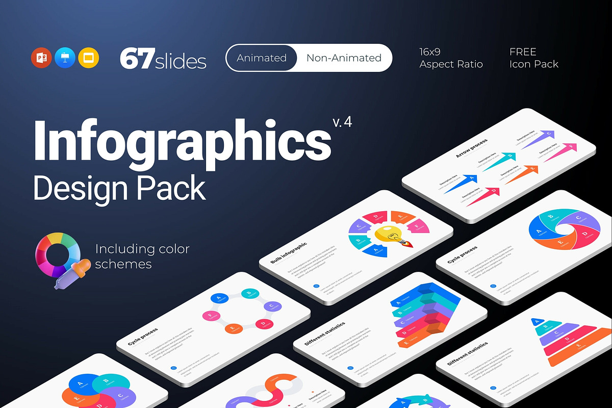 Infographics v.4, a Presentation Template by Presentation Templates (Photo 1 of 4)