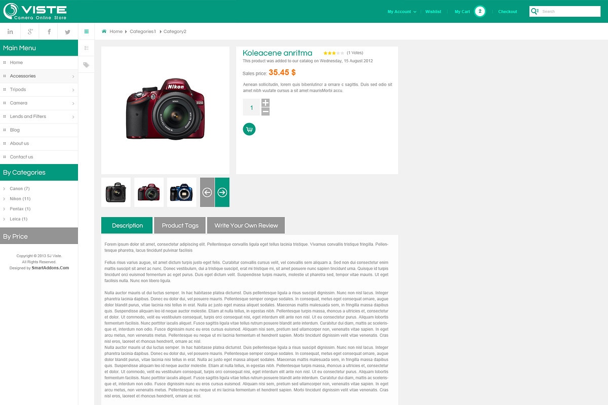 SJ Viste with VirtueMart supported, a Websites & App Template by YouTech (Photo 4 of 5)