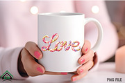 Glitter Crochet Yarn Valentine Png, an Illustration by Craft Nest (Thumbnail 4 of 4)