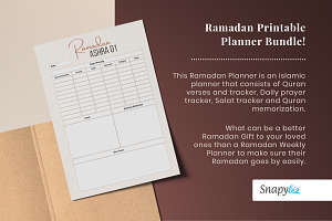 Ramadan Printable Planner Bundle