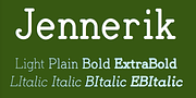 Jennerik, a Serif Font by Ingrimayne Type (Thumbnail 1 of 9)