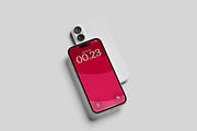 iPhone 16 Mockup, an iPhone Mockup by seramoe (Thumbnail 3 of 5)