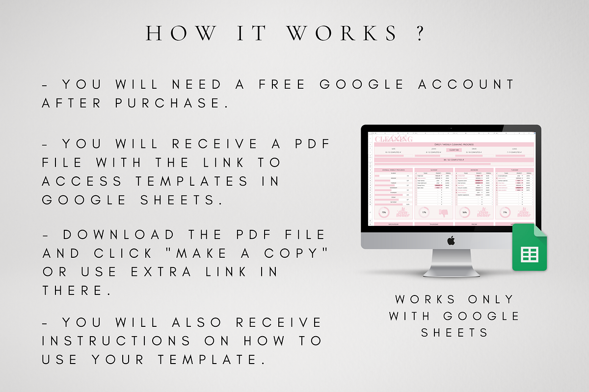 Editable Cleaning Planner Template, a Templates & Theme by BRANDcontent (Photo 6 of 7)