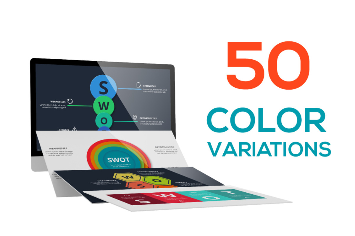 SWOT Template Animated Presentation preview 3