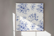 Toile Floral Seamless Patterns Set, a Pattern Graphic by ON_lineart_store (Thumbnail 8 of 10)