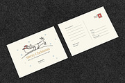 Christmas Holiday Postcard, a Card Template by MightyDesign (Thumbnail 1 of 6)