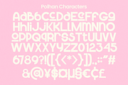 Polhan - Playfull Sans Serif, a Sans Serif Font by RagamKata (Thumbnail 11 of 12)