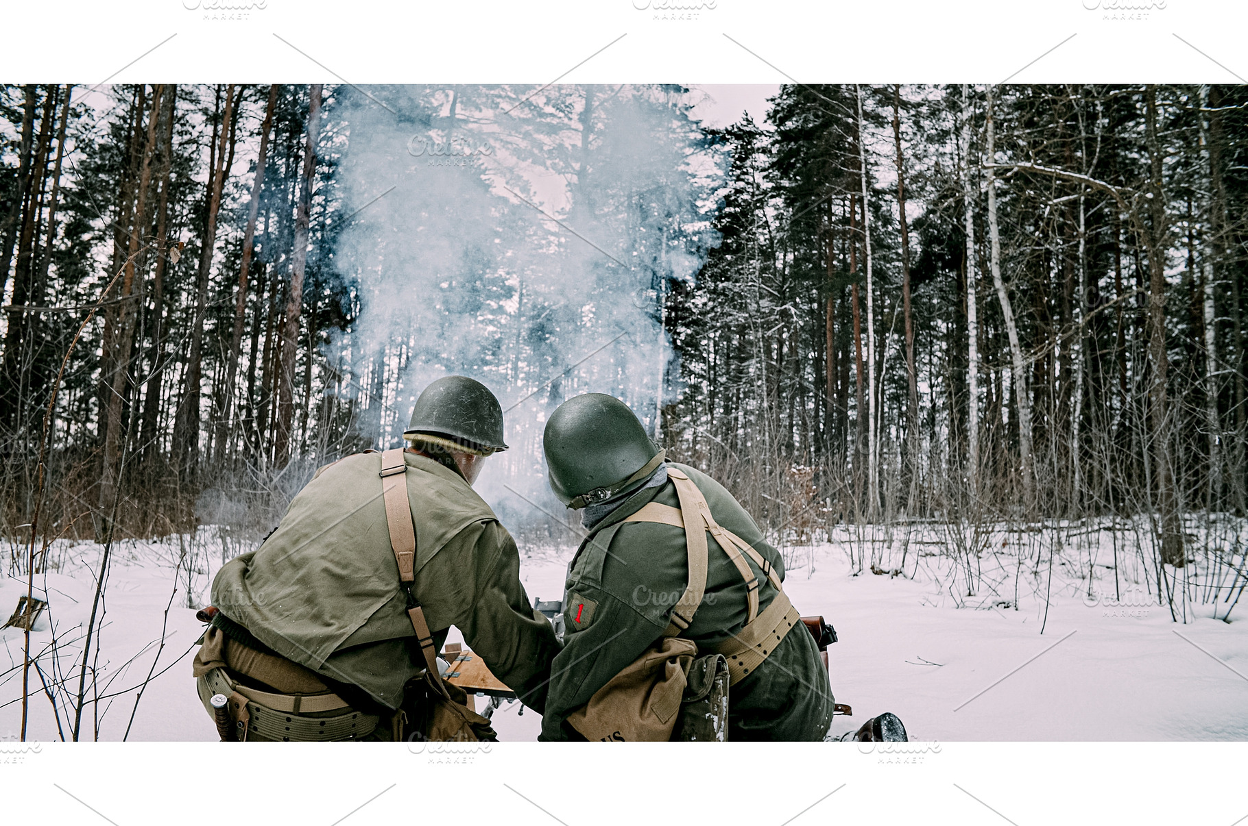 Back View On Re-enactors Dressed As, a Nature Photo by Our Amazing World