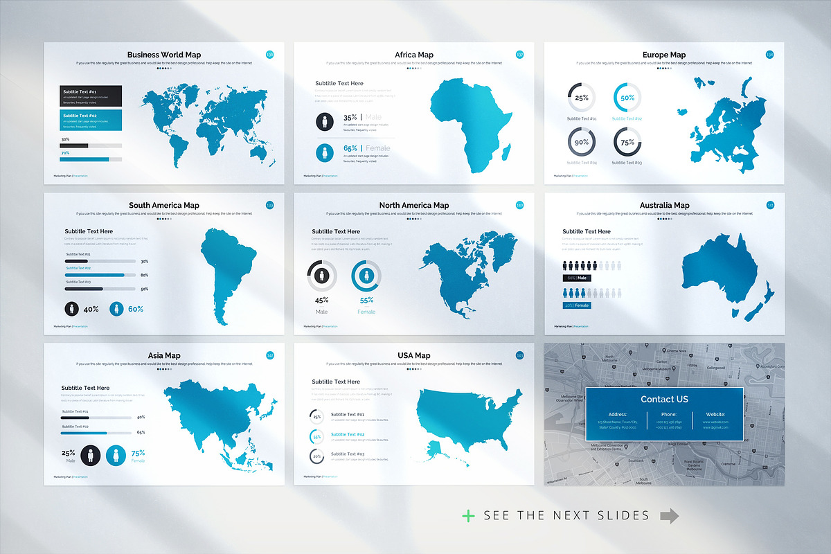 Marketing Plan Keynote Template, a Presentation Template by WhiteGraphic (Photo 20 of 22)