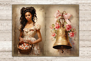 Victorian Easter Junk Journal Kit, a Seasonal Illustration by GlamArtZhanna (Thumbnail 7 of 10)