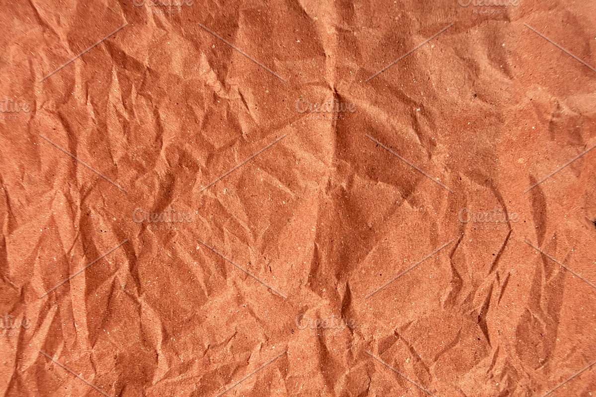 Brown Crumpled Paper Texture Bundle, a Background Photo by Pixeness Studio (Photo 4 of 7)