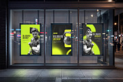 Indoor Billboard Mockup Bundle, an Advertising Mockup by graphypix (Thumbnail 12 of 13)