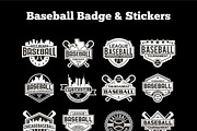 Baseball Badge & Stickers Vol3, a Branding & Logo Template by shazi (Thumbnail 2 of 18)