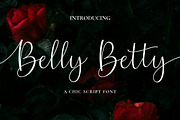 Belly Betty Script, a Script Font by Ef Studio (Thumbnail 1 of 7)