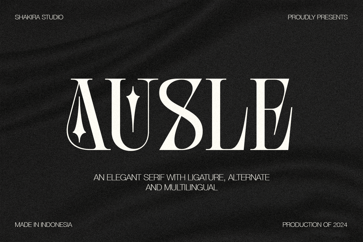 Ausle – Elegant Serif Font, a Font by Shakira Studio (Photo 1 of 10)