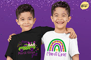 Mardi Gras Lettering & Illustration, a Seasonal Illustration by KlavaProDesign (Thumbnail 4 of 5)