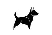 Dog Portrait Silhouette Bundle, an Illustration by jahid234 (Thumbnail 2 of 37)