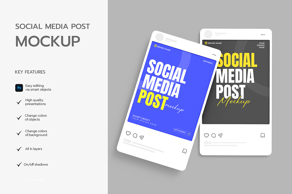 Instagram Post & Story Mockup Bundle, an Advertising Mockup by graphypix (Photo 4 of 13)