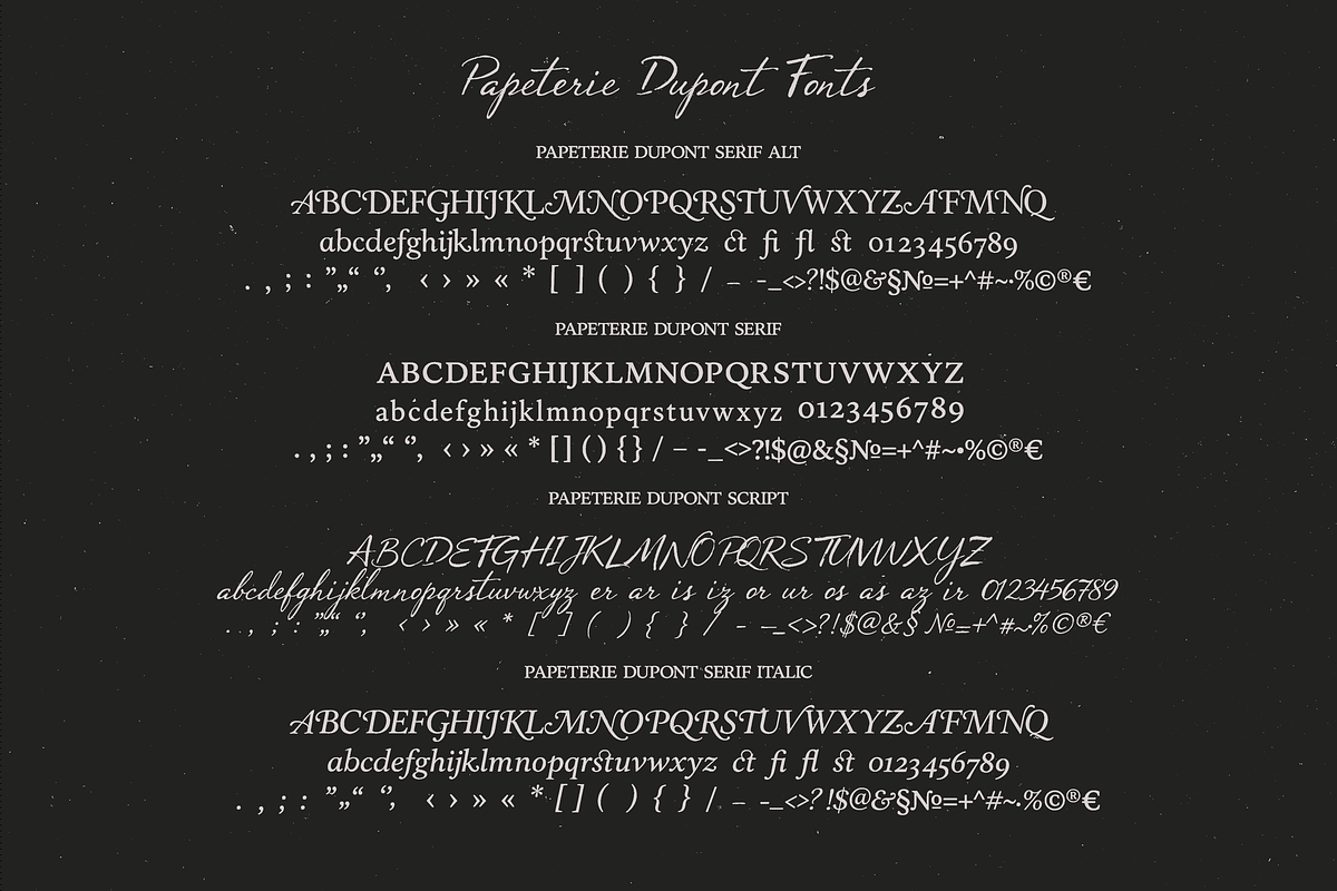 Papeterie Dupont Romantic Fonts, a Serif Font by elvinova (Photo 16 of 17)