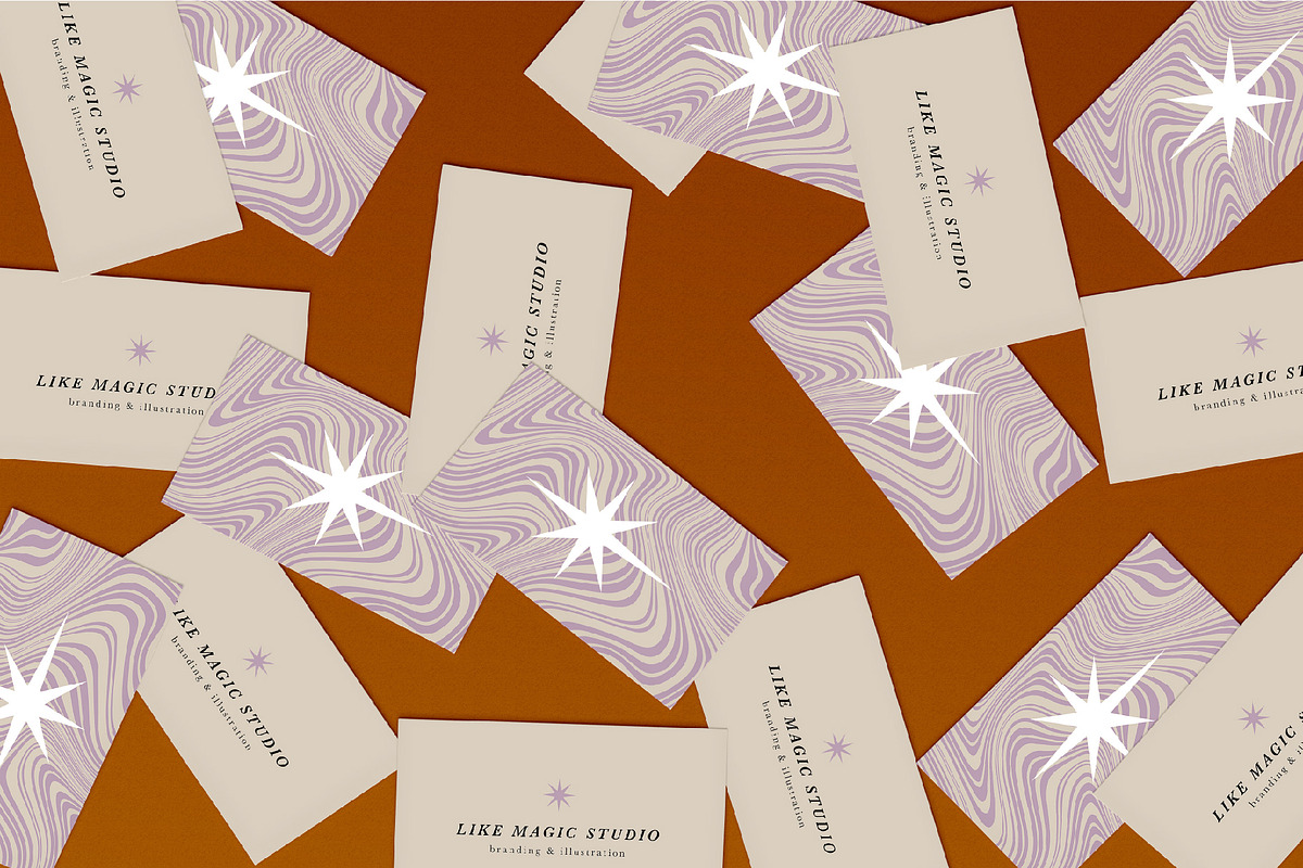Psychedelic Swirls, a Pattern Graphic by Like Magic Studio (Photo 3 of 8)