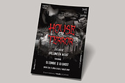 House of Terror PSD Flyer Template, a Flyer Template by Naim Selmani (Thumbnail 2 of 3)