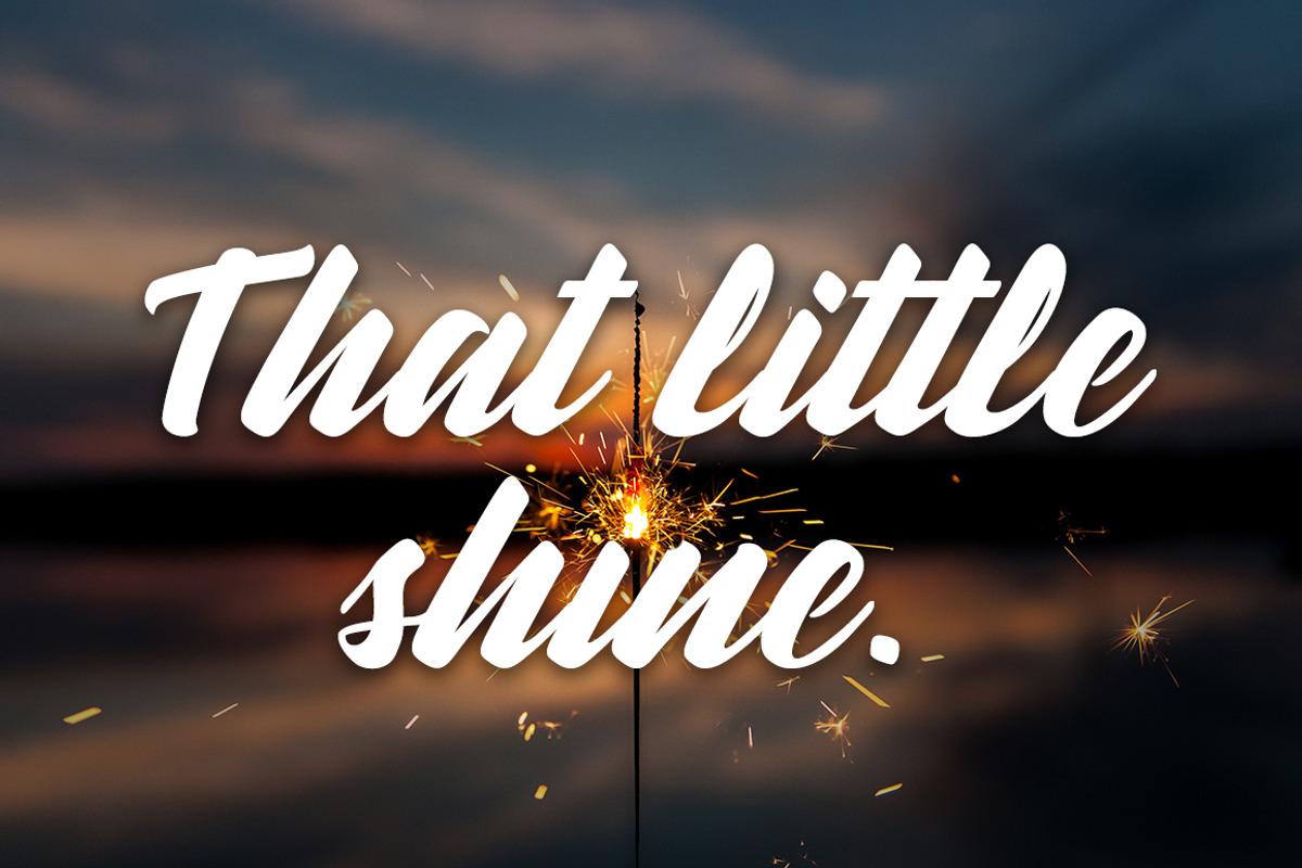 Inkinity | Hand-lettering Font preview 4