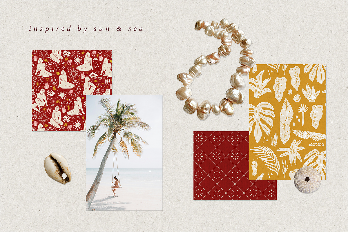 Terra bohemia. Backgrounds & frames, a Background Graphic by kondratya (Photo 5 of 14)