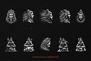 10 Bundle Dark Art Shiva God Hindu, an Illustration by Morspective (Thumbnail 6 of 7)