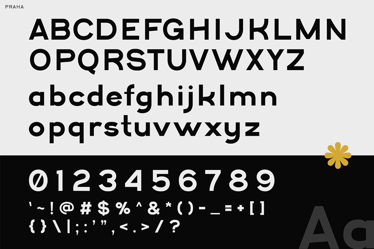 PRAHA, a Sans Serif Font by Pinisi ART (Photo 2 of 10)