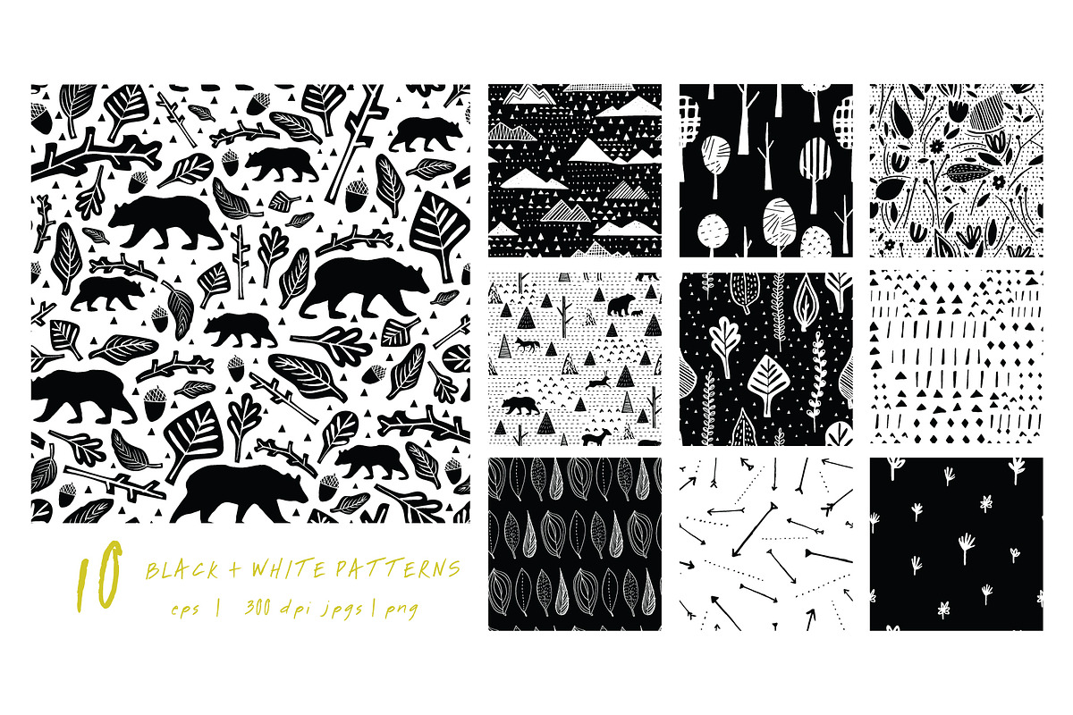 Woodlands | Seamless Patterns, a Pattern Graphic by The Collective Studio (Photo 7 of 9)