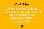 David Aubert, a Blackletter Font by TeGeType foundry (Thumbnail 4 of 6)