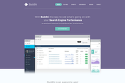 Buddhi - SaaS Landing Page PSD, an App Template by Pentaclay (Thumbnail 7 of 8)