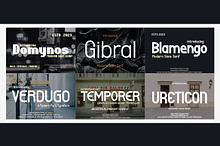 Modern Sans Serif Font Bundle