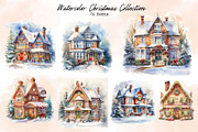 Watercolor Christmas Collection, a Seasonal Illustration by Line Store (Thumbnail 9 of 9)