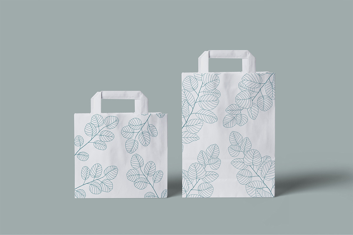 Eucalyptus Leaves Line Art Clipart, an Illustration by ElenKoss (Photo 12 of 12)
