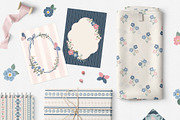 Cottagecore pattern background, a Pattern Graphic by Cozy pattern shop (Thumbnail 5 of 10)