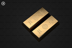 Gold Bar - Mockups