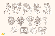 Mother's Day Line Art PNG, an Object Illustration by LemonDesign (Thumbnail 2 of 3)
