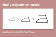 Laundry Symbols. Vector Icons Set, an Outline Icon by Vector Creator (Thumbnail 5 of 6)