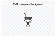 Chair and Sofa Icons, an Outline Icon by Designfour (Thumbnail 4 of 7)